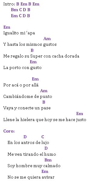 y los lentes sol prada fuerza regida|IGUALITO A MI APA: Acordes y Letra para Guitarra, Piano y .